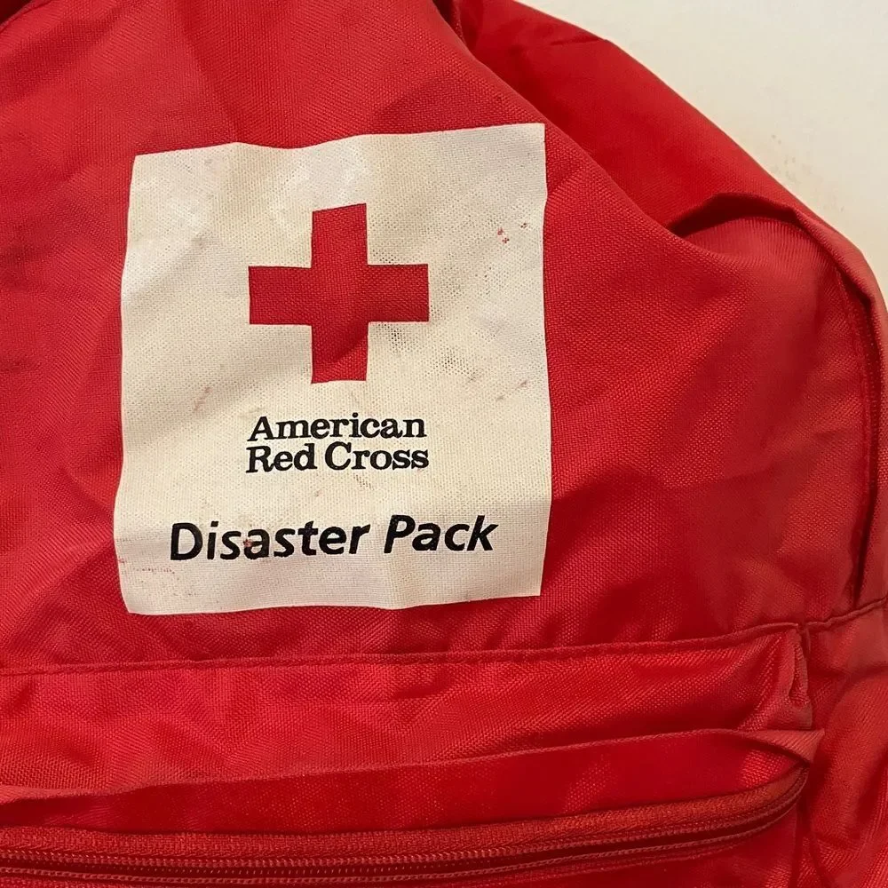 EMPTY American Red Cross Distaster Pack Backpack